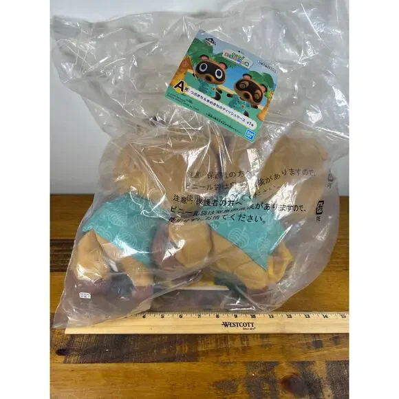 NWT Animal Crossing New Horizons Ichiban kuji Timmy & Tommy Tissue Box Plush